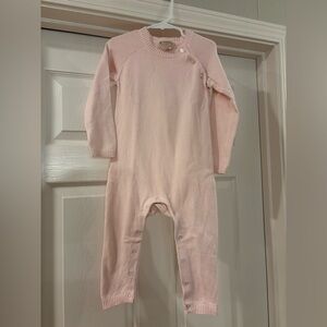 TBBC The Beaufort Bonnet Company Penny’s Playsuit Pink Sweater Romper 2T VGUC